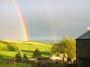 Hollins Farm Barn Double Rainbow